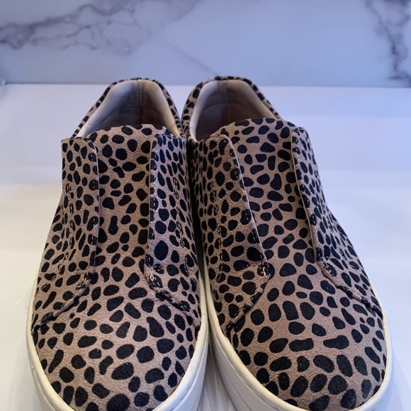 J slides leopard print leather platform sneakers - Picture 4 of 8